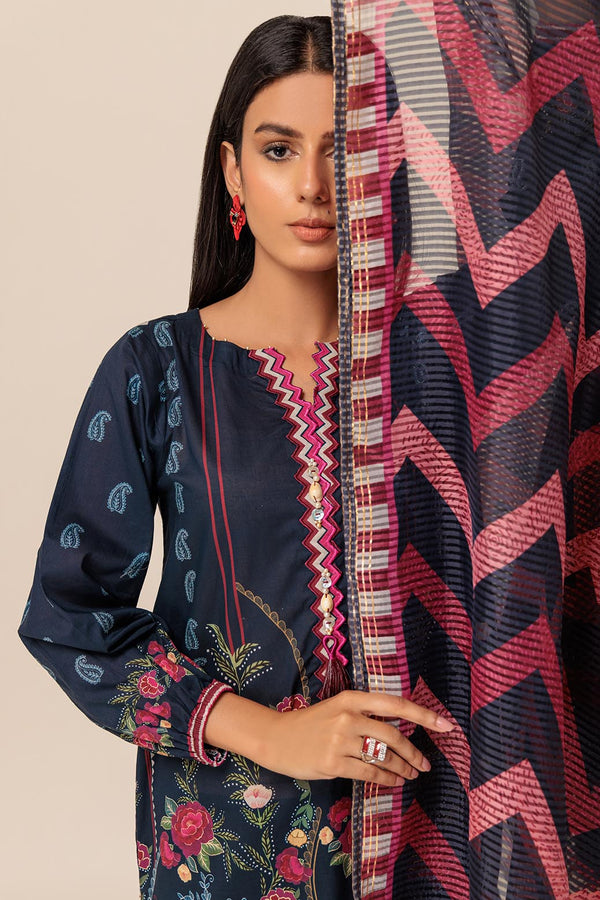 Diya - Cotton Cambric Frock (3PC)