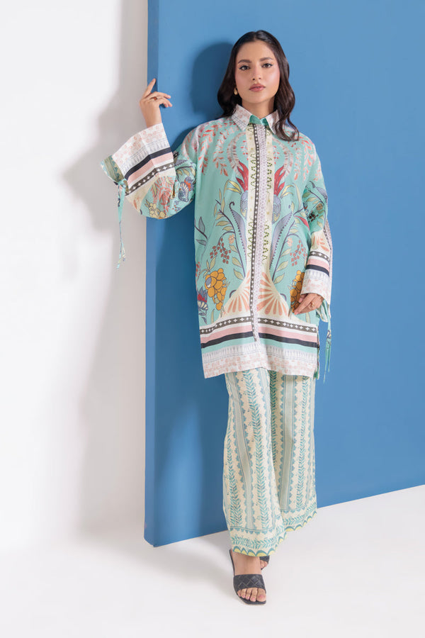 S-Green-Cambric-2 Piece (WPSTPBS25B7A14) Bin 22 R22