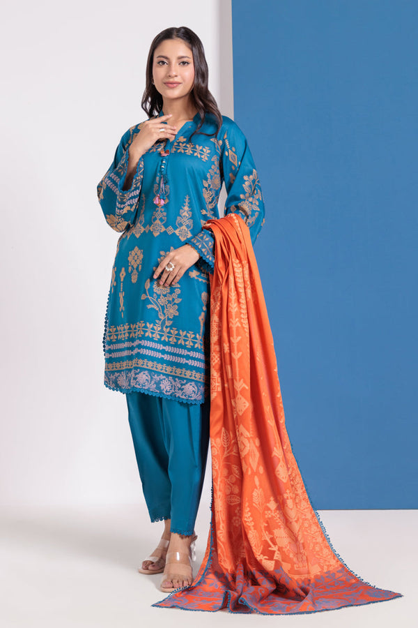 Blue-Jacquard-3 Piece (WPS25JD3050) bin 39 R15