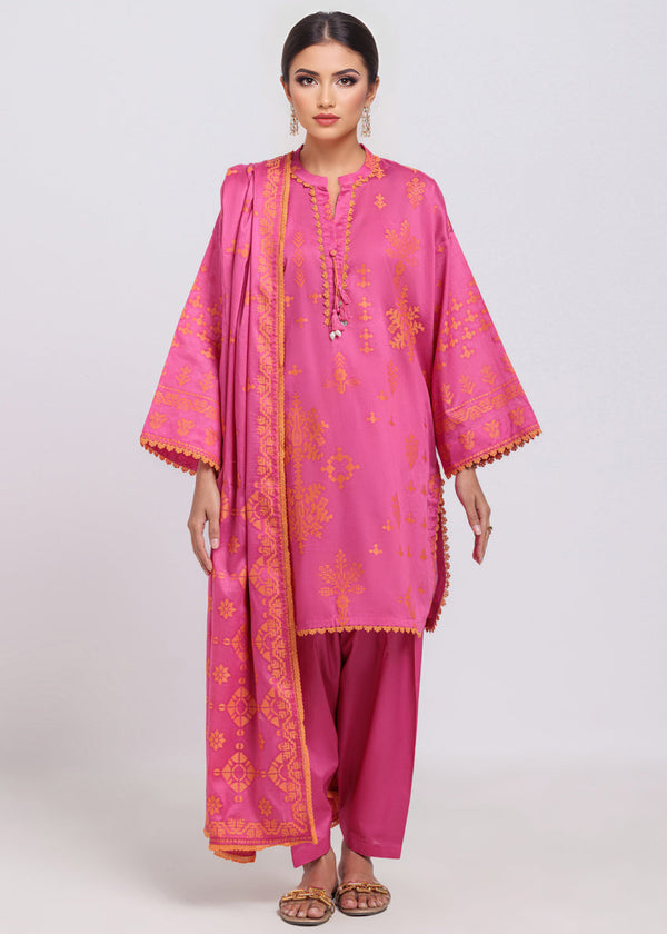Pink-Jacquard-3 Piece (WPS25JD3068) BIN 97-98 R16