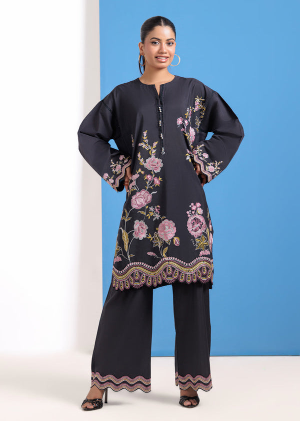 Black-Cotton Silk-2 Piece (WPS25SE2025) bin 35 R19