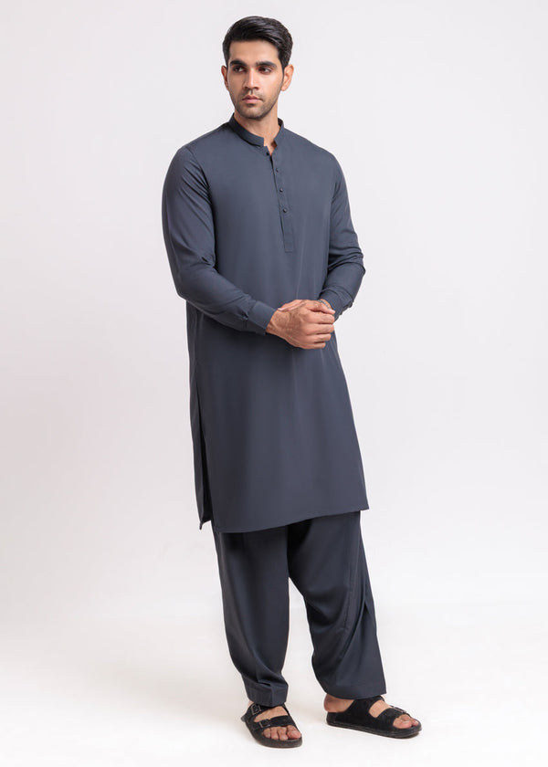 Grey-Blended-Shalwar Suit - (MPS25SSE2070) BIN 50 M6