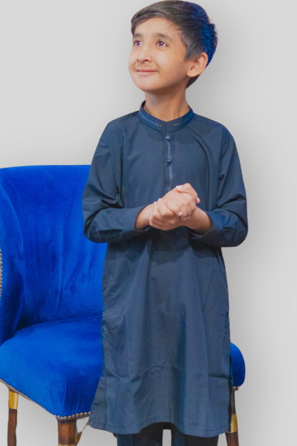 BLACK-KURTA SHALWAR (BKSS-061) BIN 5