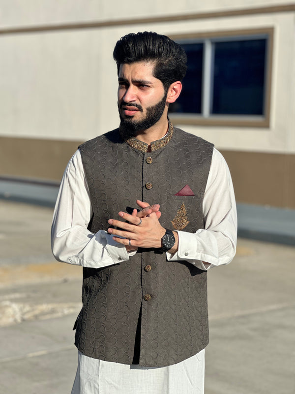 K-BROWN - WAIST COAT (BWR-522) M12