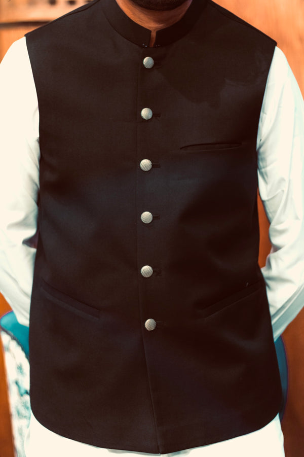 J-BLACK-WAIST COAT-BWR-547 M8