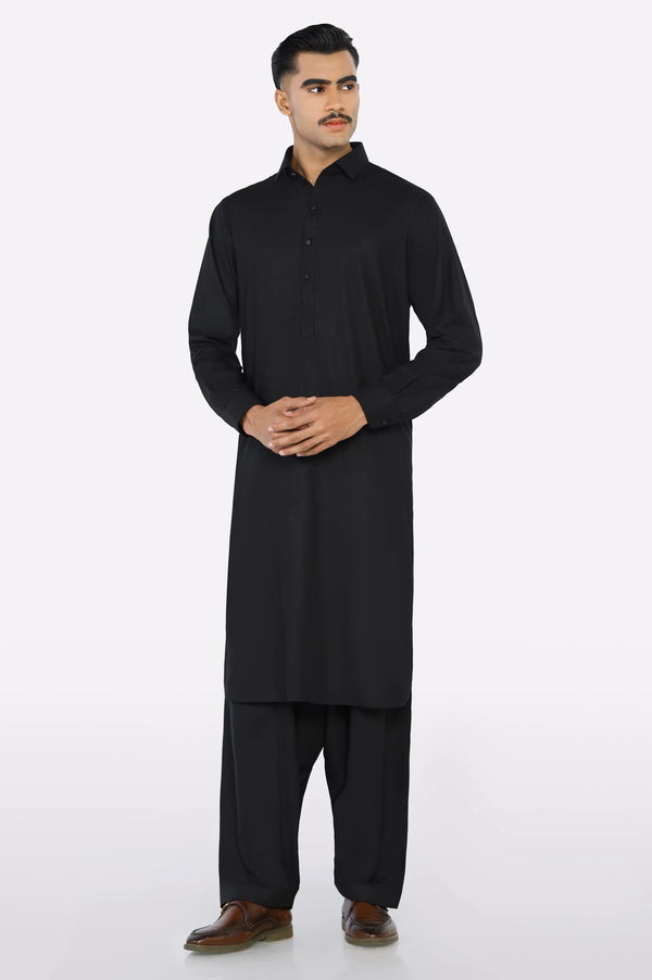 MENS KAMEEZ SHALWAR 3694 Black BIN 47-48 M2