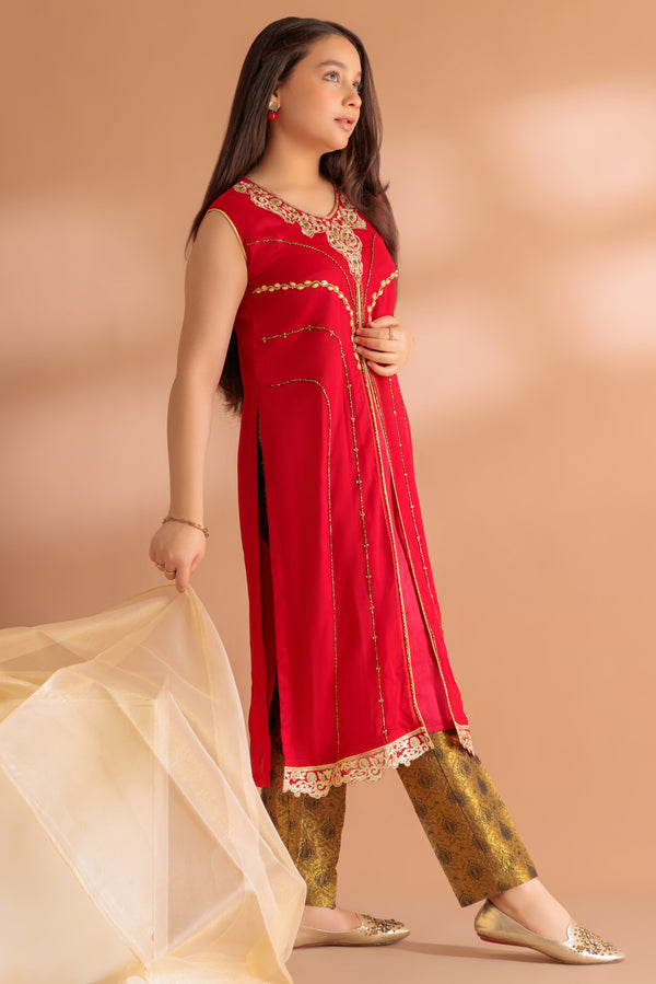 RED-KIDS STITCHED SUITS-GSS233P139 BIN 185 off