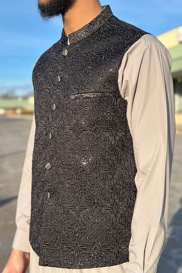 BLACK-WAIST COAT (BWR-539) M12