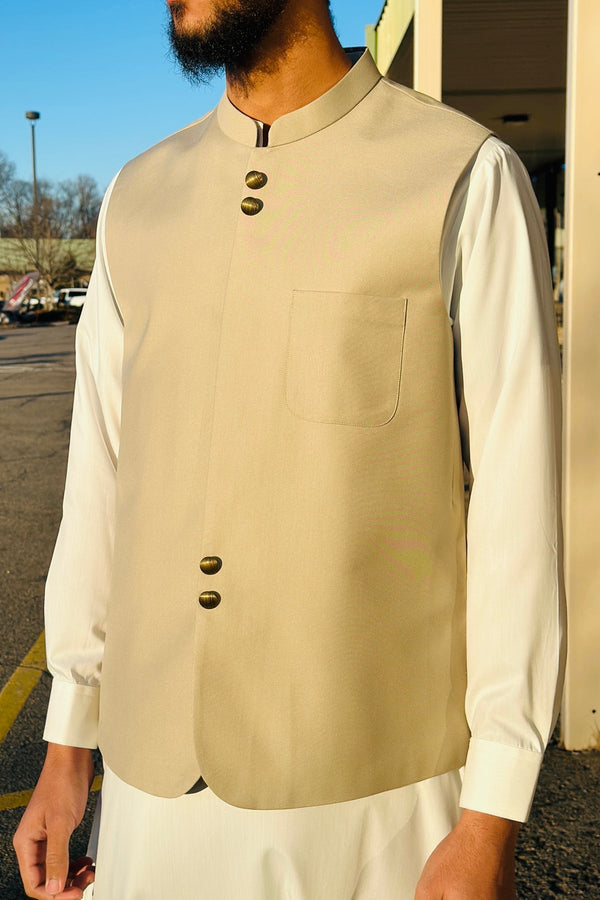 S-GREY-WAIST COAT-(BWR-551) M8