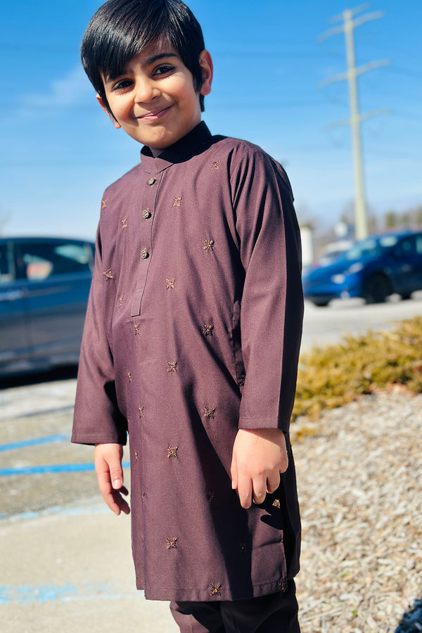 D-WALNUT-KURTA SHALWAR (BKSS-046) BIN 09
