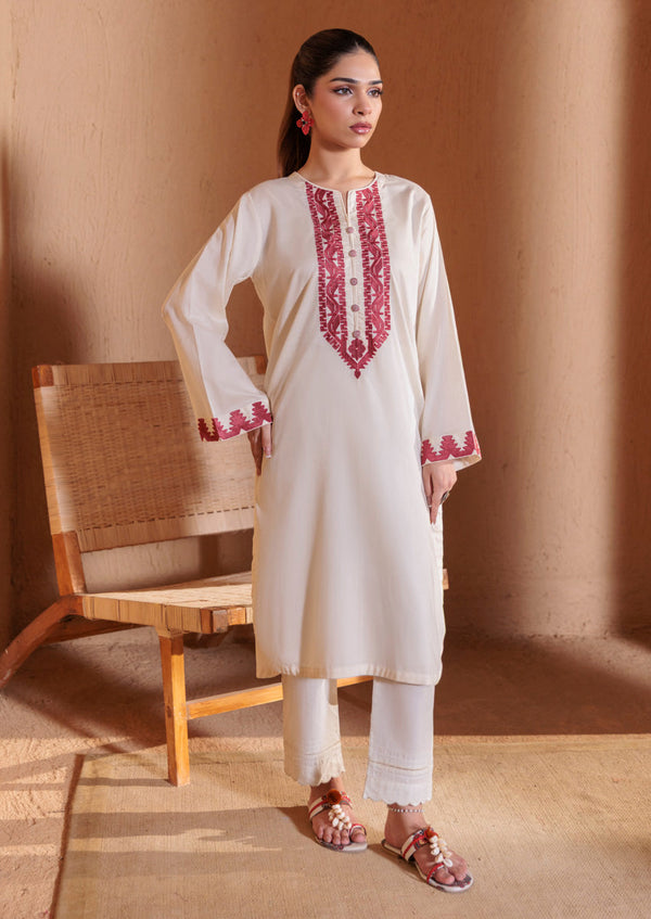 Cream-Jacquard-1 Piece (WPS25DE1002) BIN E2 R28