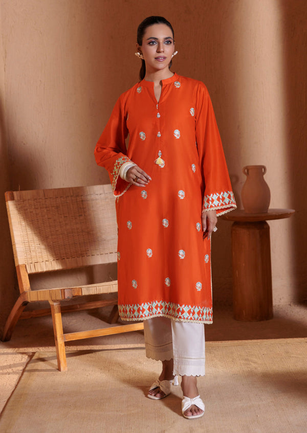 Orange-Cambric-1 Piece (WPS25DE1004)  Bin 98-105R28