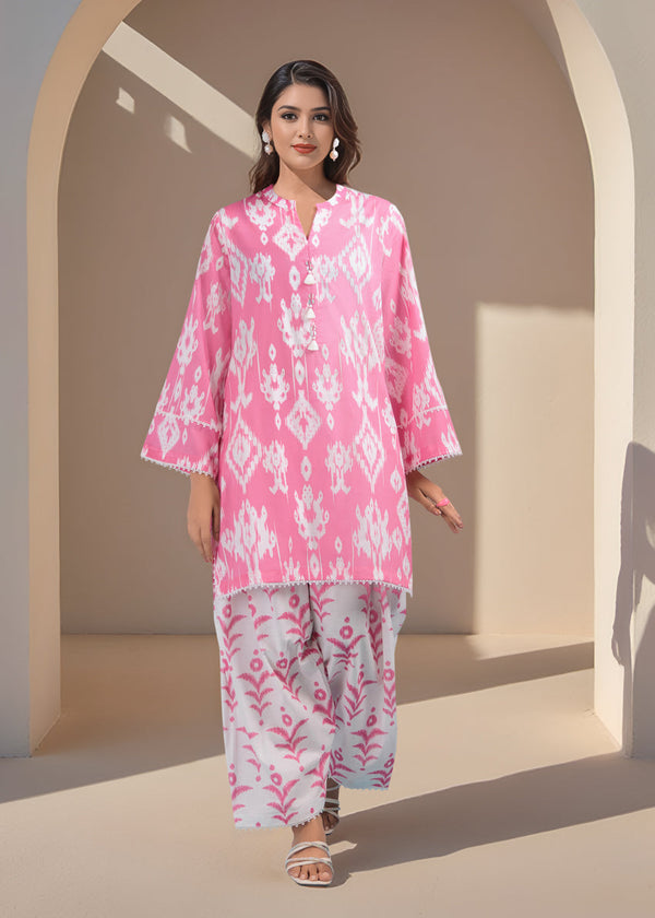 Pink-Cambric-2 Piece (WPS25P2037) bin 38 R20