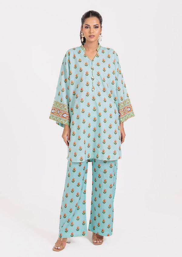 L-Blue-Jacquard-2 Piece (WPS25P2P054) BIN 119