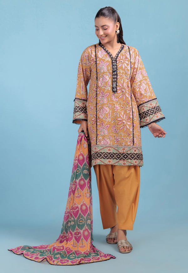 Ochre-Cambric-3 Piece (WPS25P3094) bin 34 R12