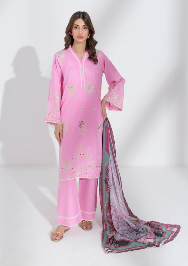 Pink-Cambric-3 Piece (WPS25SE3065) BIN 126 R19
