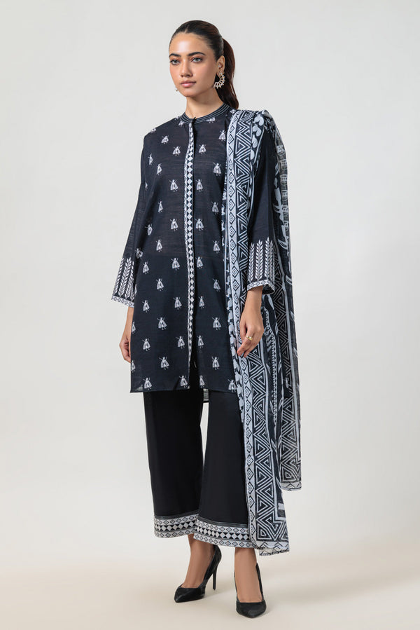 BLACK-CAMBRIC-3 PIECE (WS7243P12) BIN 35 R12