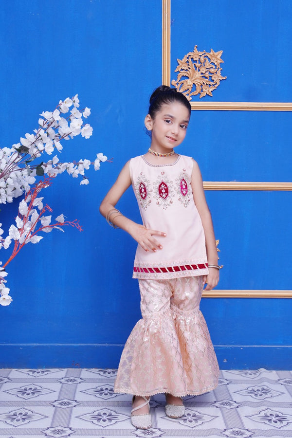 Girls Jacquard Stitched 3 Piece EA25-741